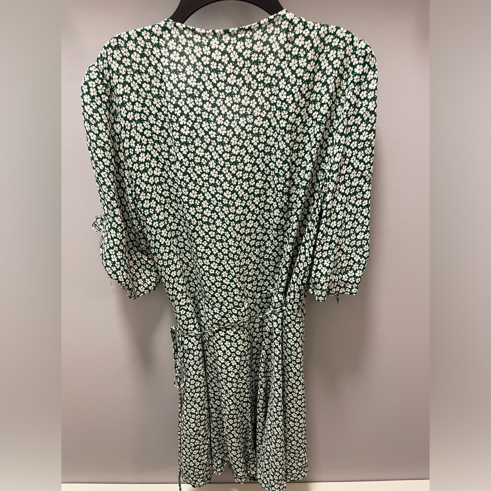 Sammy Green Floral Wrap Dress from Reformation - Picture 7 of 12